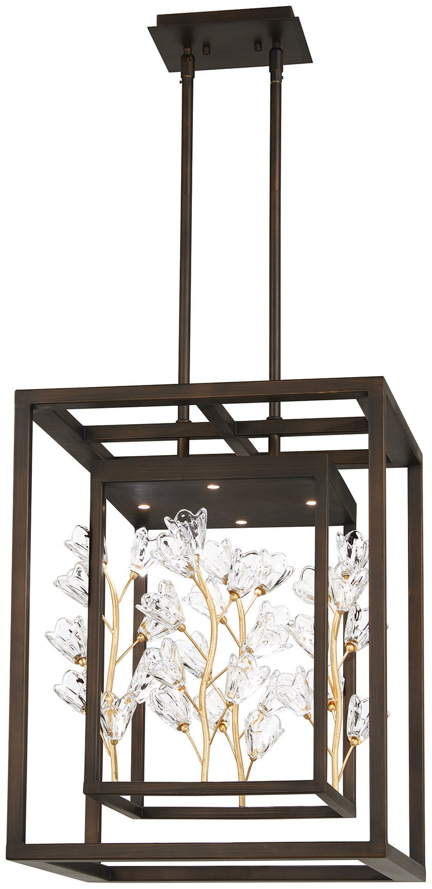 The Maison des Fleurs pendant from the Metropolitan Lighting Fixture Co.