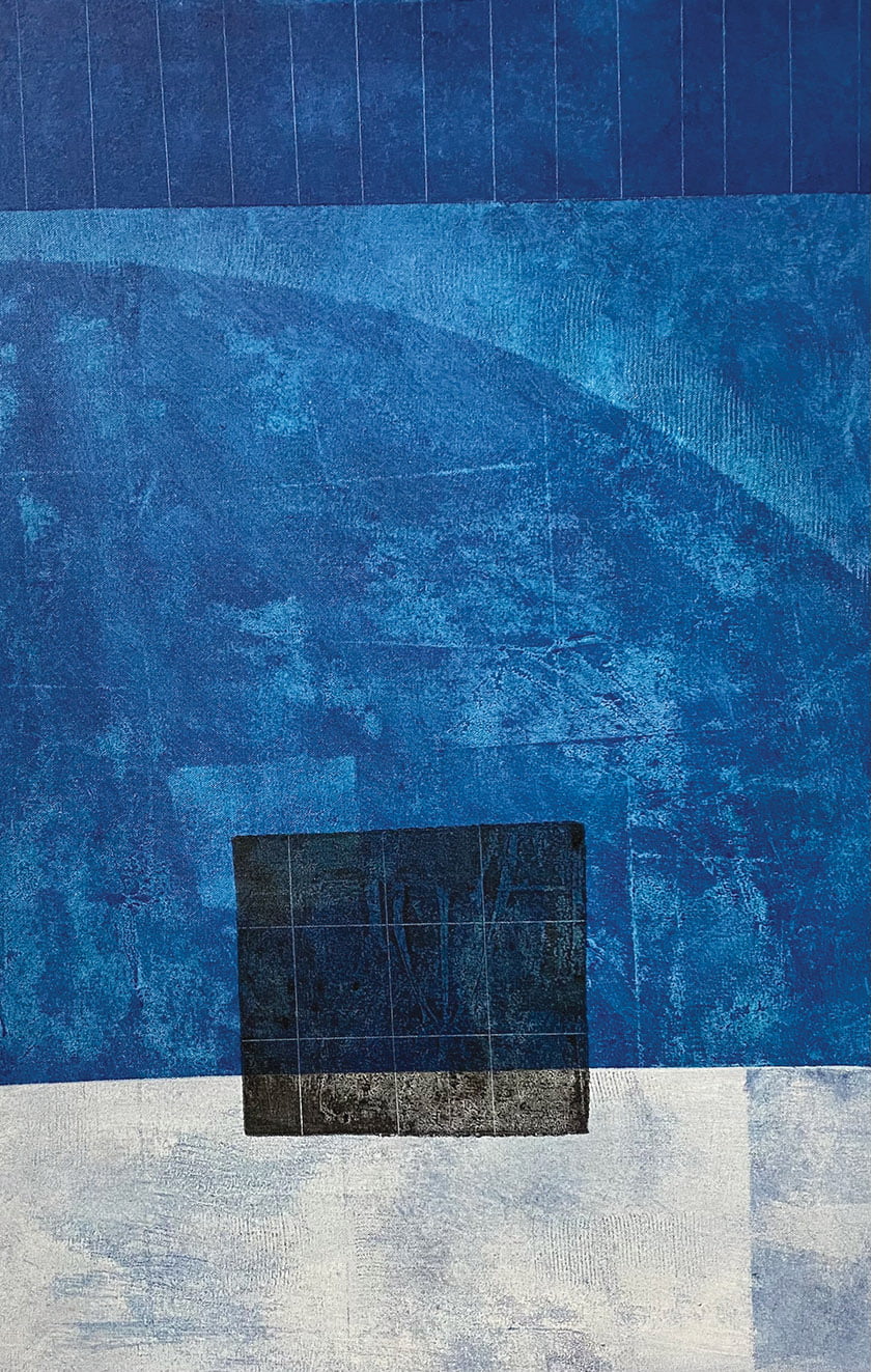 Artist Faith Wilson Blue Colorfield 2
