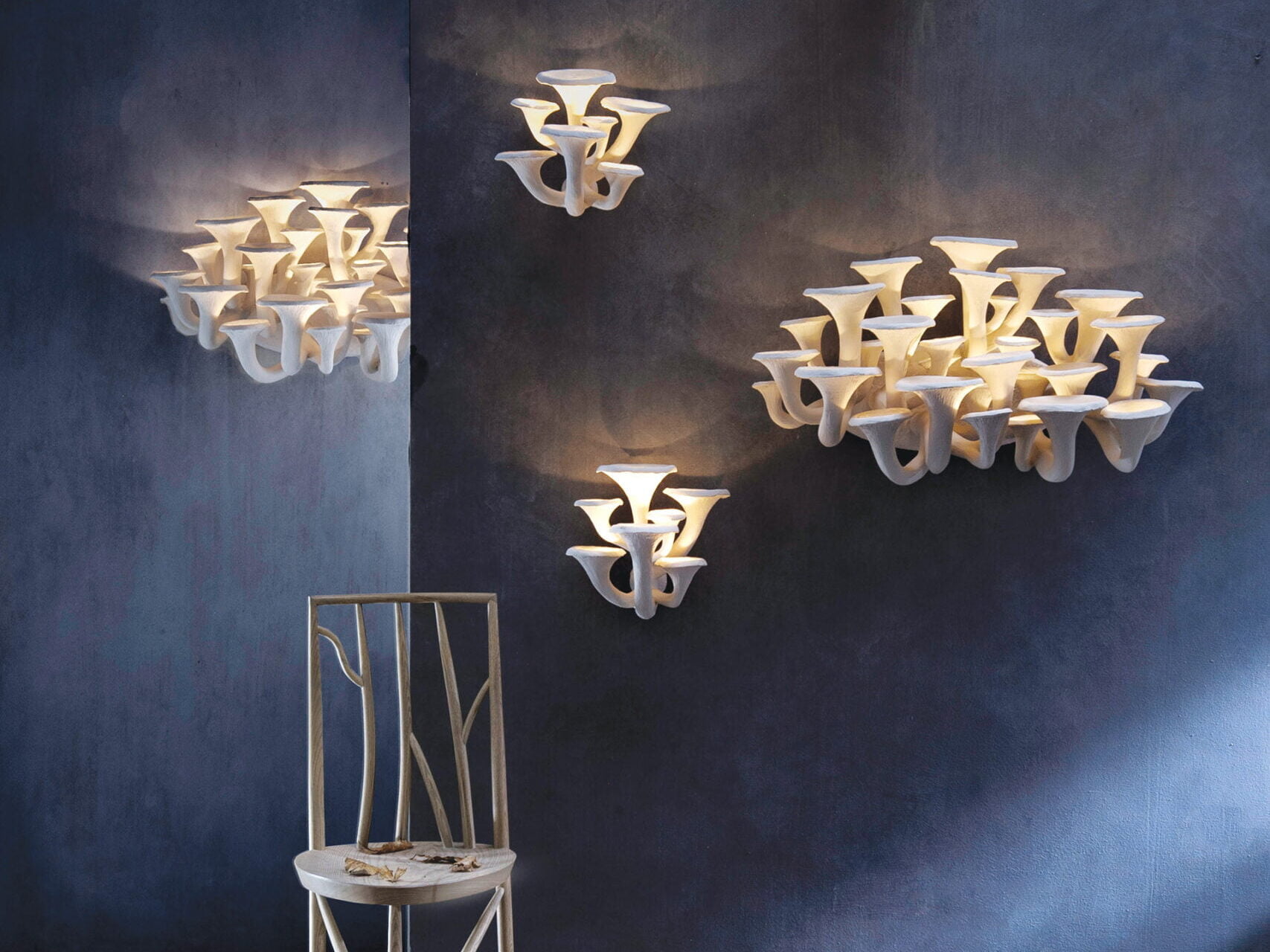 Rue IV also carries Porta Romana's Mushroom Wall Lights, inspired by a fungi exhibit in London.
