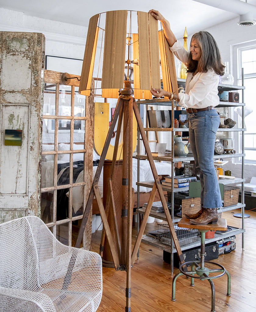 Umanoff in her studio. Photo: Todd Wright